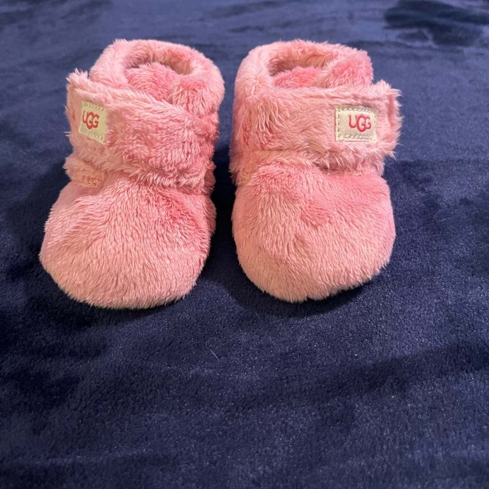 UGG Pink Baby Booties